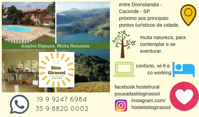 نزل كاكوندفي Sitio Girassol المظهر الخارجي الصورة